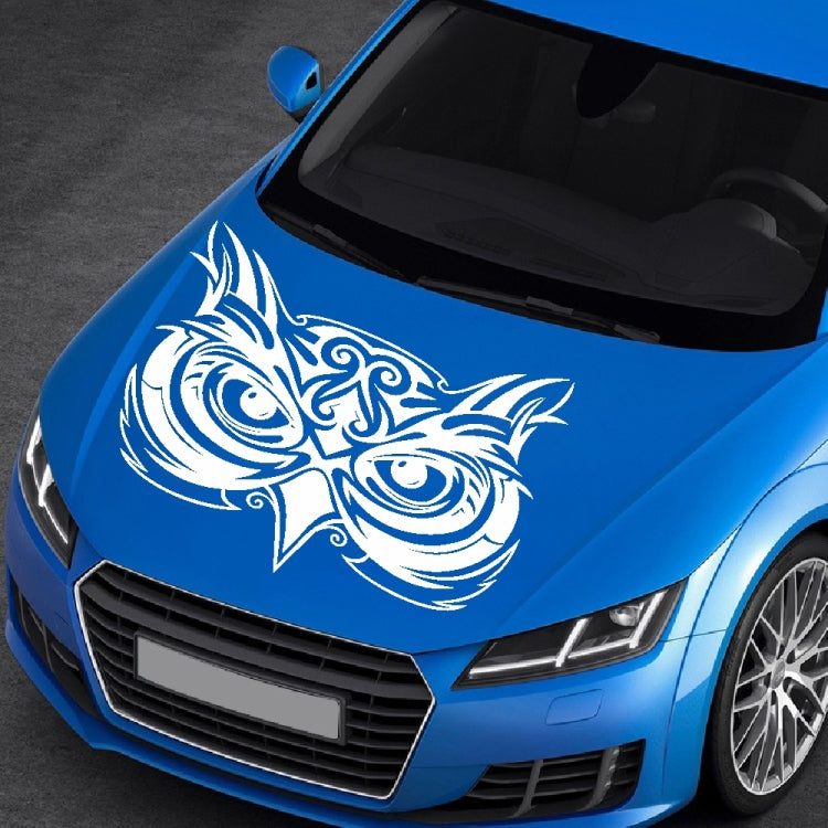 D-921 Eagle Totem Pattern Car Modified Decorative Sticker(White) - Decorative Sticker by buy2fix | Online Shopping UK | buy2fix