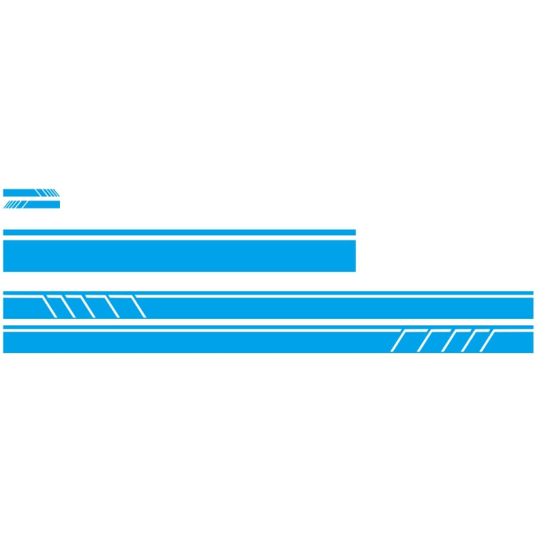 D-930 Lines Pattern Car Modified Decorative Sticker(Blue) - Decorative Sticker by buy2fix | Online Shopping UK | buy2fix