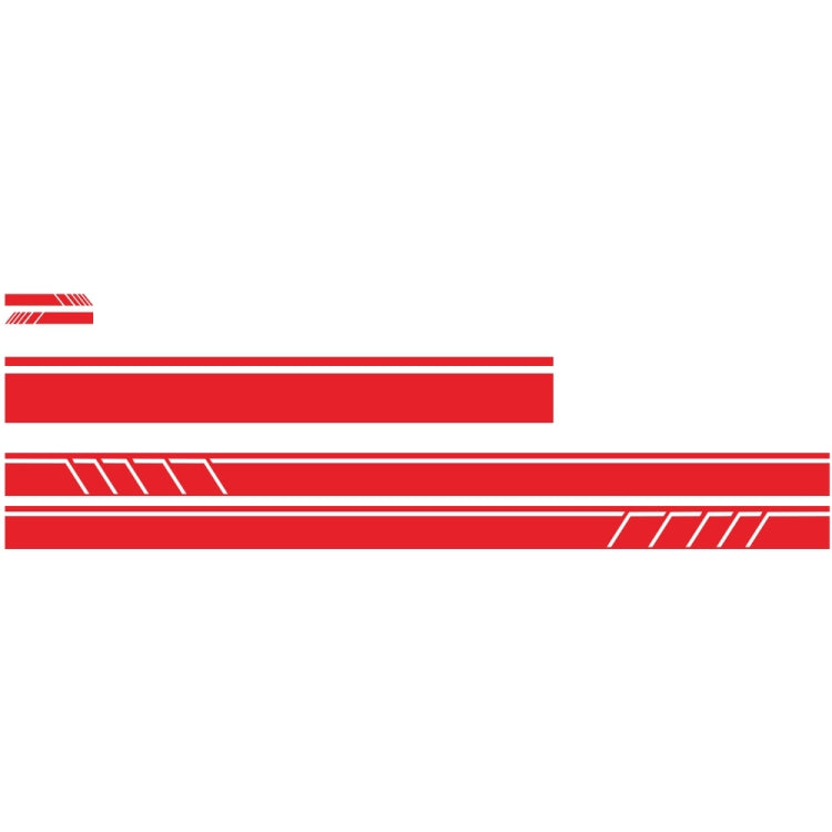 D-930 Lines Pattern Car Modified Decorative Sticker(Red) - Decorative Sticker by buy2fix | Online Shopping UK | buy2fix
