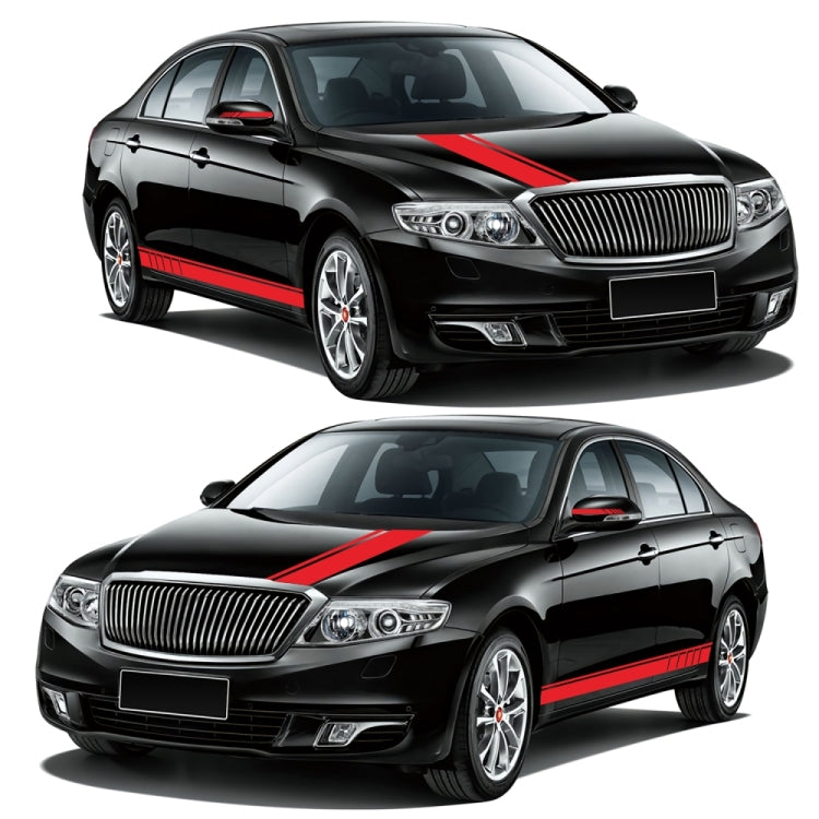 D-930 Lines Pattern Car Modified Decorative Sticker(Red) - Decorative Sticker by buy2fix | Online Shopping UK | buy2fix