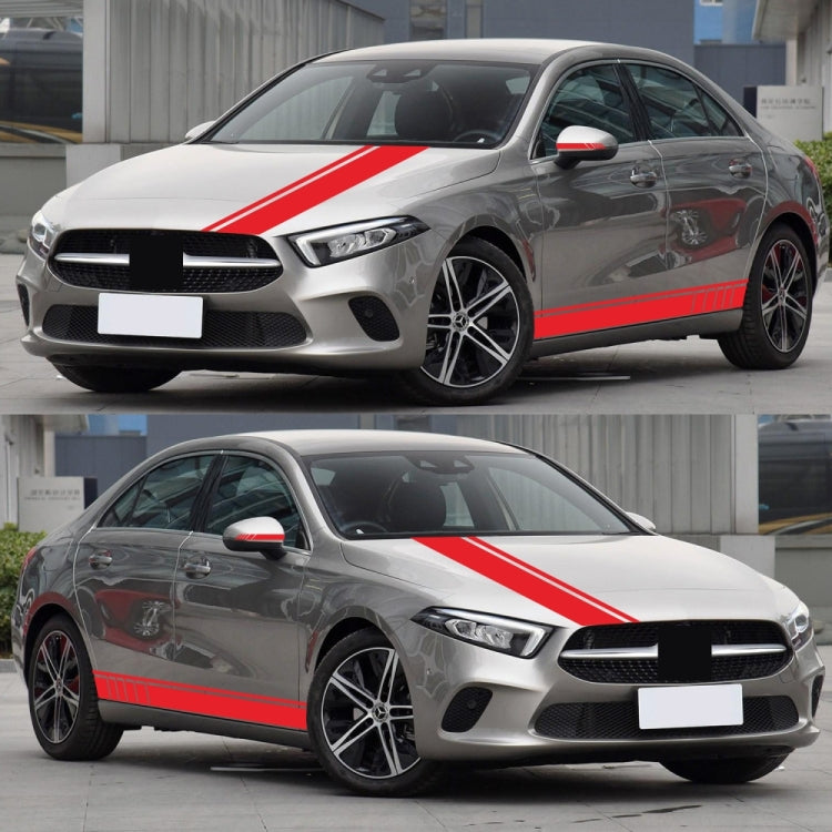 D-930 Lines Pattern Car Modified Decorative Sticker(Red) - Decorative Sticker by buy2fix | Online Shopping UK | buy2fix