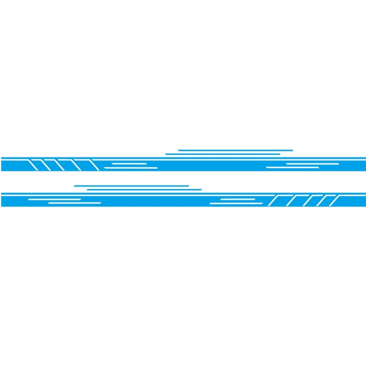 2 PCS/Set D-932 Stripe Pattern Car Modified Decorative Sticker(Blue) - Decorative Sticker by buy2fix | Online Shopping UK | buy2fix