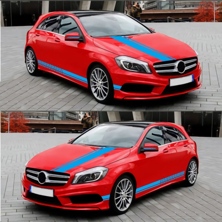 D-936 Stripe Pattern Car Modified Decorative Sticker(Blue) - Decorative Sticker by buy2fix | Online Shopping UK | buy2fix
