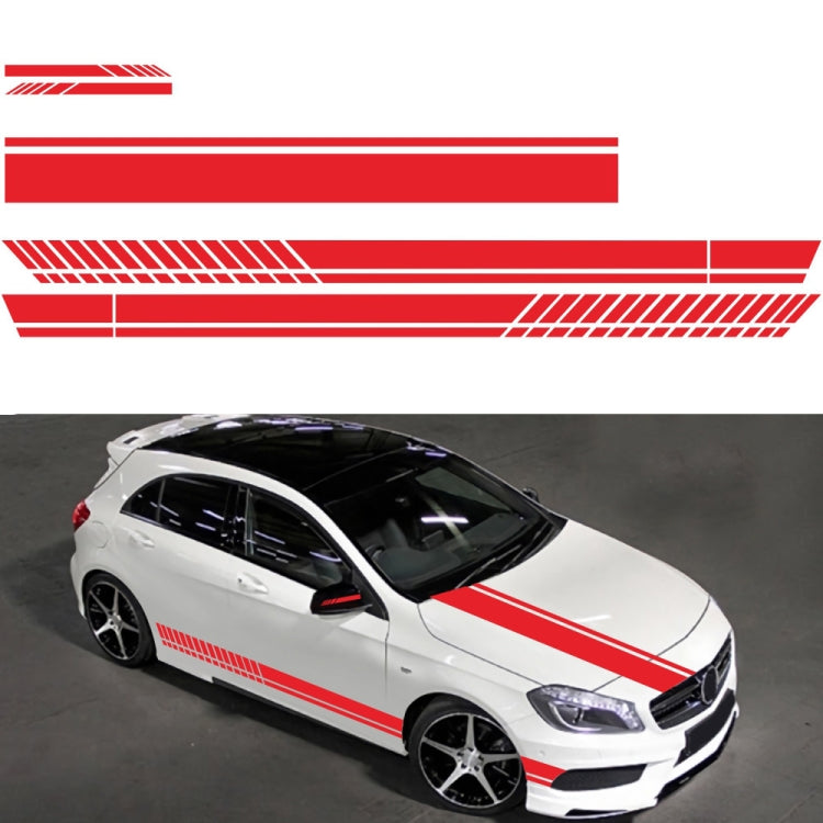 D-936 Stripe Pattern Car Modified Decorative Sticker(Red) - Decorative Sticker by buy2fix | Online Shopping UK | buy2fix
