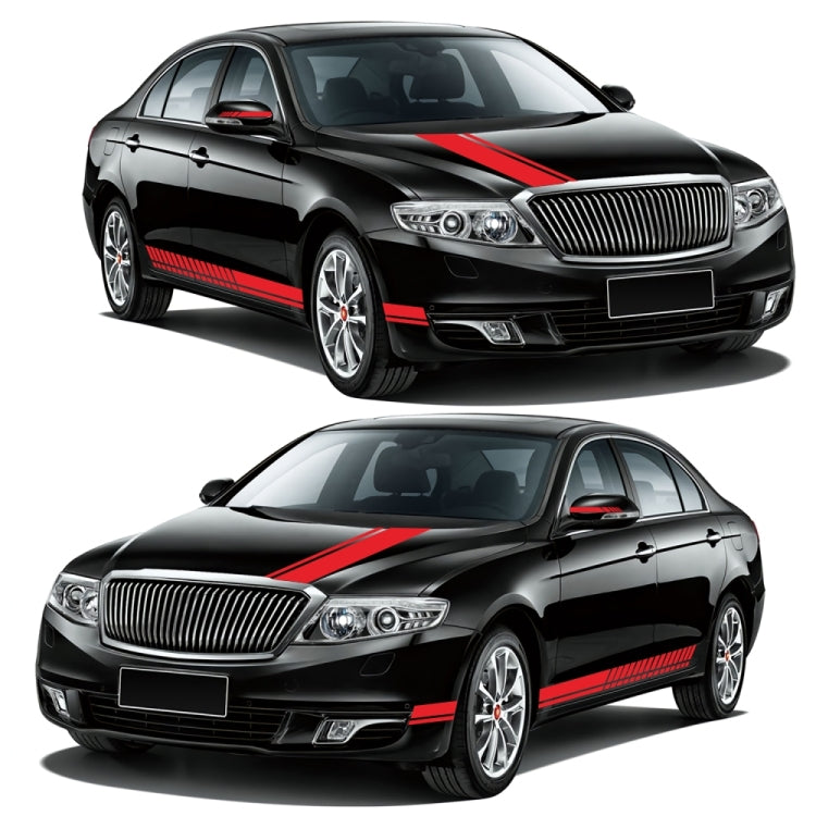 D-936 Stripe Pattern Car Modified Decorative Sticker(Red) - Decorative Sticker by buy2fix | Online Shopping UK | buy2fix