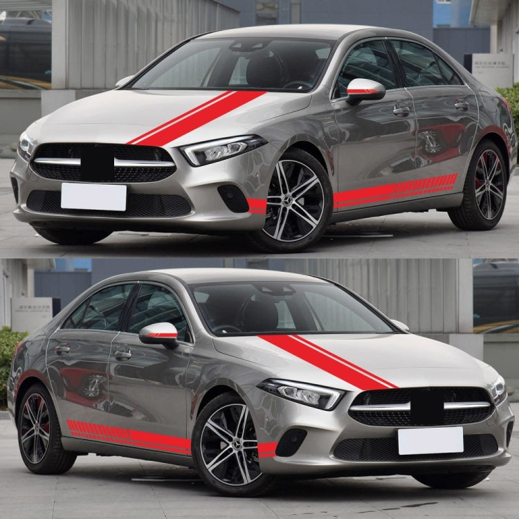 D-936 Stripe Pattern Car Modified Decorative Sticker(Red) - Decorative Sticker by buy2fix | Online Shopping UK | buy2fix