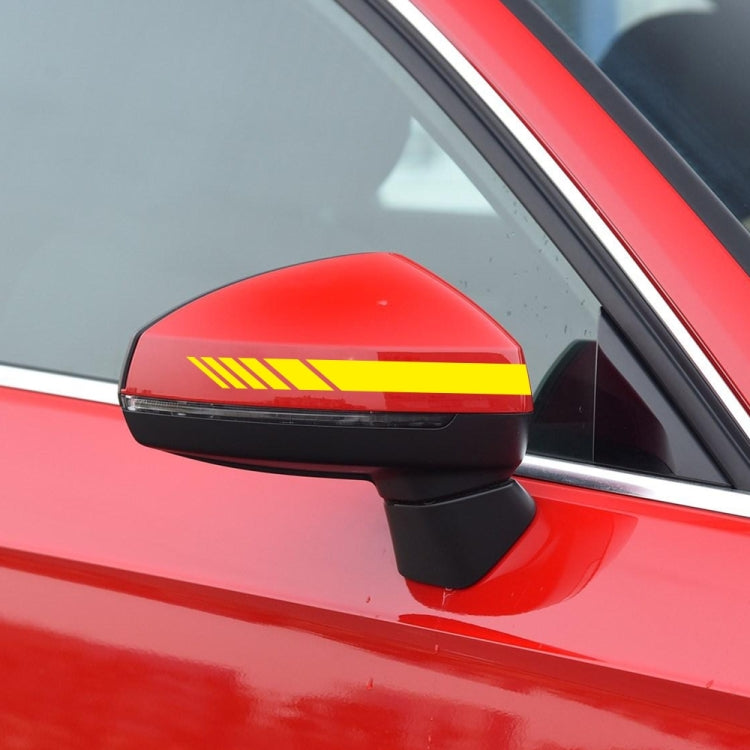 D-936 Stripe Pattern Car Modified Decorative Sticker(Yellow) - Decorative Sticker by buy2fix | Online Shopping UK | buy2fix