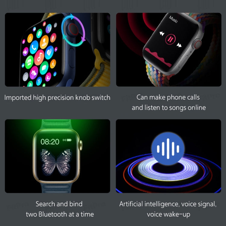 T900 PRO MXA 1.92 inch LCD Screen Smart Watch, Support Bluetooth Call / Multiple Sports Modes(Green) - Smart Watches by buy2fix | Online Shopping UK | buy2fix