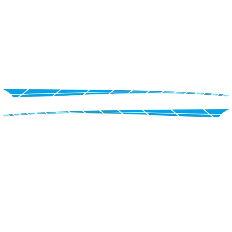 2 PCS/Set D-961 Checkered Flag Pattern Car Modified Decorative Sticker(Blue) - Decorative Sticker by buy2fix | Online Shopping UK | buy2fix