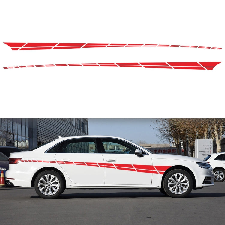 2 PCS/Set D-961 Checkered Flag Pattern Car Modified Decorative Sticker(Red) - Decorative Sticker by buy2fix | Online Shopping UK | buy2fix