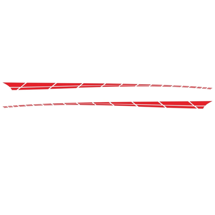 2 PCS/Set D-961 Checkered Flag Pattern Car Modified Decorative Sticker(Red) - Decorative Sticker by buy2fix | Online Shopping UK | buy2fix