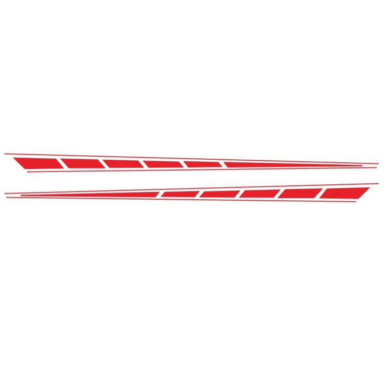 2 PCS/Set D-970 Checkered Flag Pattern Car Modified Decorative Sticker(Red) - Decorative Sticker by buy2fix | Online Shopping UK | buy2fix