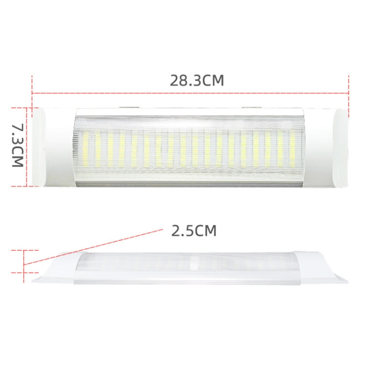 2 PCS ZS-3331 12-80V High Bright 84LEDs RV Dome Light Cabin Light Bar - Dome Lights by buy2fix | Online Shopping UK | buy2fix