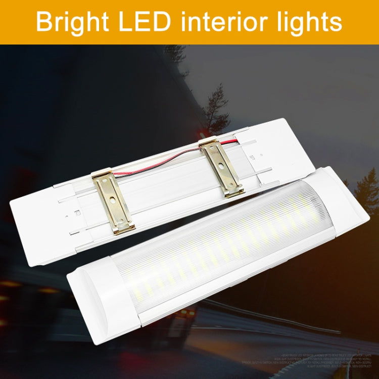 2 PCS ZS-3331 12-80V High Bright 84LEDs RV Dome Light Cabin Light Bar - Dome Lights by buy2fix | Online Shopping UK | buy2fix