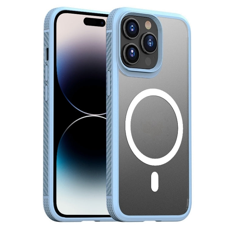 For iPhone 14 Pro Matte Magsafe Phone Case(Light Blue) - iPhone 14 Pro Cases by buy2fix | Online Shopping UK | buy2fix