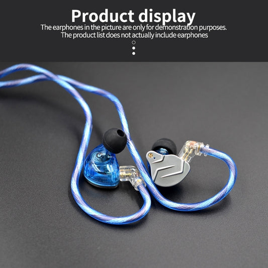 KZ 90-10 2Pin Interface 498 Core DIY Headphone Upgrade Cable,Length: 1.2m(Blue) by KZ