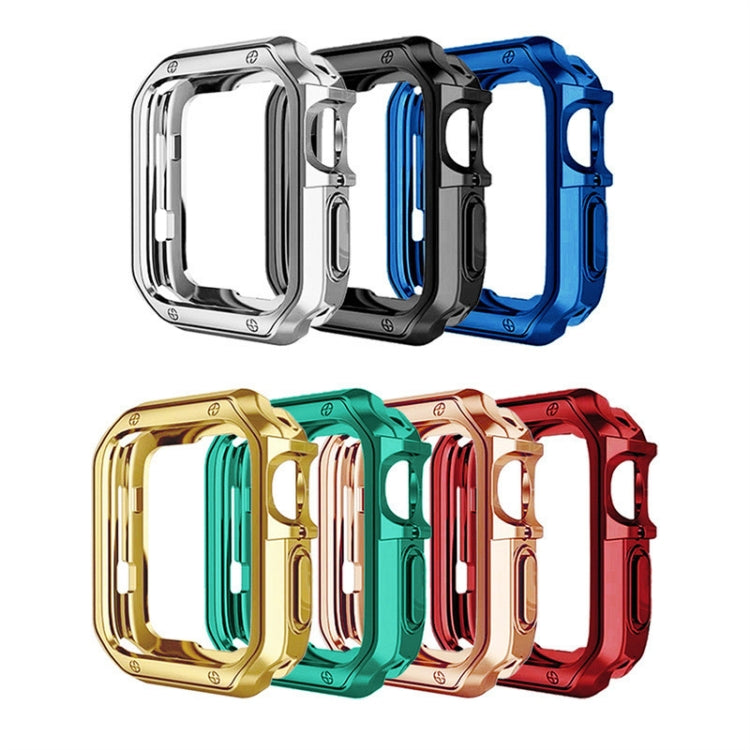 TPU Frame Watch Case For Apple Watch Series 3 & 2 & 1 38mm(Rose Gold) - Watch Cases by buy2fix | Online Shopping UK | buy2fix