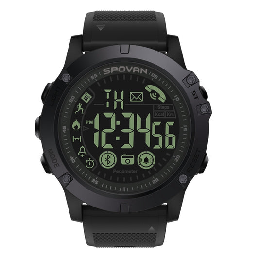 PR1-2 1.24 inch IP68 Waterproof Sport Smart Watch, Support Bluetooth / Sleep Monitor / Call Reminder(Black) by buy2fix