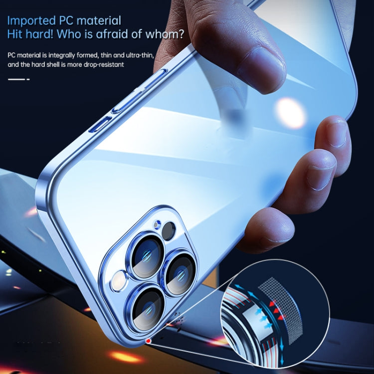 For iPhone 12 SULADA JINGJIA Series Lens Protector PC Phone Case(Silver) by SULADA