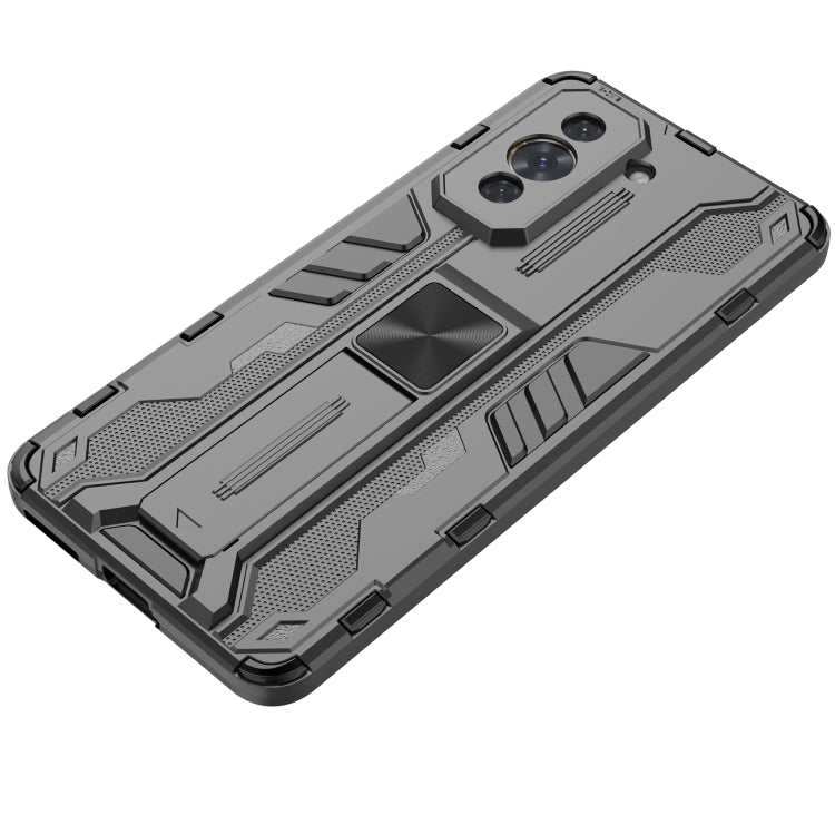 For Huawei Nova 10 Pro 4G Supersonic PC + TPU Shock-proof Protective Phone Case with Holder(Green) - Huawei Cases by buy2fix | Online Shopping UK | buy2fix