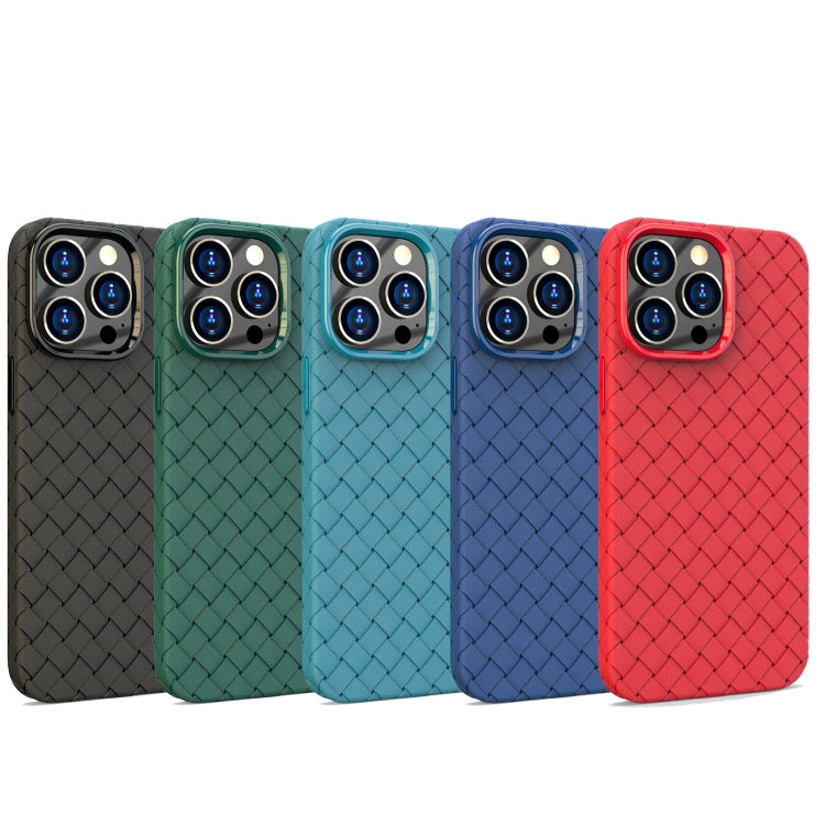 For iPhone 14 Pro BV Woven All-inclusive Phone Case(Black) - iPhone 14 Pro Cases by buy2fix | Online Shopping UK | buy2fix