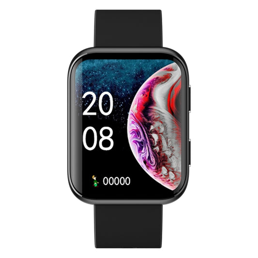 GX08 1.69 Inch Square Screen Smart Watch Supports Heart Rate Detection, Blood Pressure Detection, Blood Oxygen Detection(Black) by buy2fix