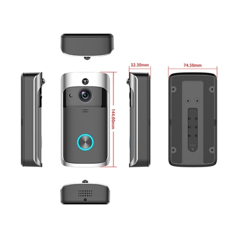 M3 720P Smart WIFI Ultra Low Power Video Visual Doorbell With Ding Dong Version(UK Plug) - Video DoorBell by buy2fix | Online Shopping UK | buy2fix