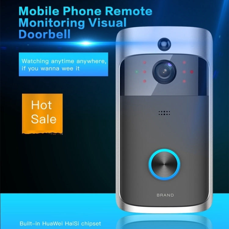 M3 720P Smart WIFI Ultra Low Power Video Visual Doorbell With Ding Dong Version(UK Plug) - Video DoorBell by buy2fix | Online Shopping UK | buy2fix