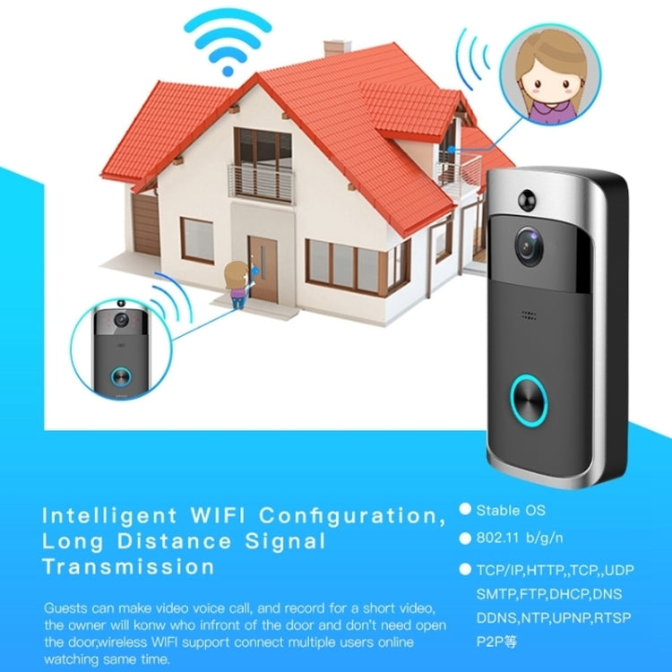 M3 720P Smart WIFI Ultra Low Power Video Visual Doorbell With Ding Dong Version(UK Plug) - Video DoorBell by buy2fix | Online Shopping UK | buy2fix