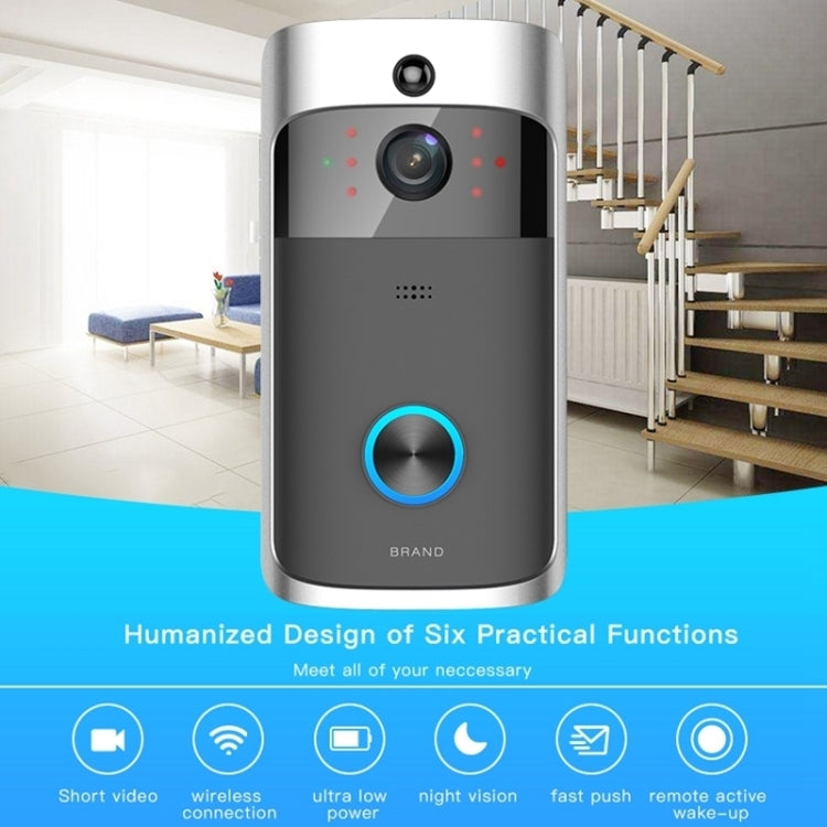 M3 720P Smart WIFI Ultra Low Power Video Visual Doorbell With Ding Dong Version(UK Plug) - Video DoorBell by buy2fix | Online Shopping UK | buy2fix