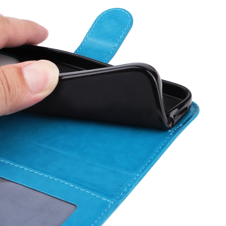 For vivo Y21 2021 / Y21s / Y33s Embossed Sunflower Leather Phone Case(Blue) - vivo Cases by buy2fix | Online Shopping UK | buy2fix