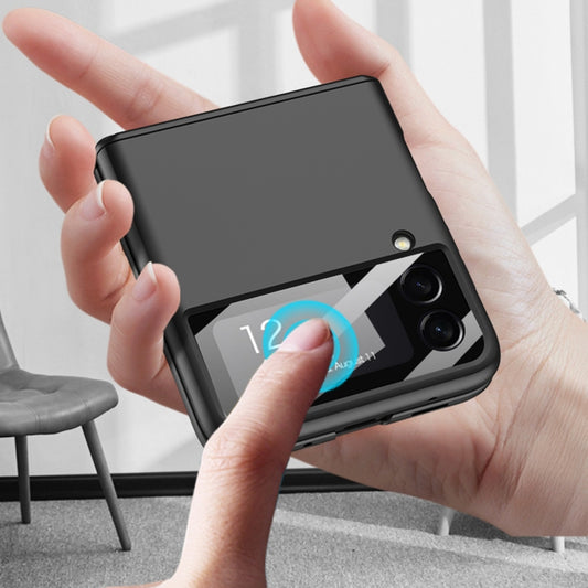 For Samsung Galaxy Z Flip4 GKK Magnetic Fold All-inclusive Protective Phone Case(Green) by GKK