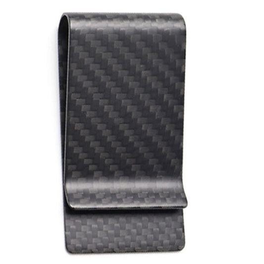 Car Carbon Fiber Card Holder Wallet Credit Card Clip(Matte) by buy2fix