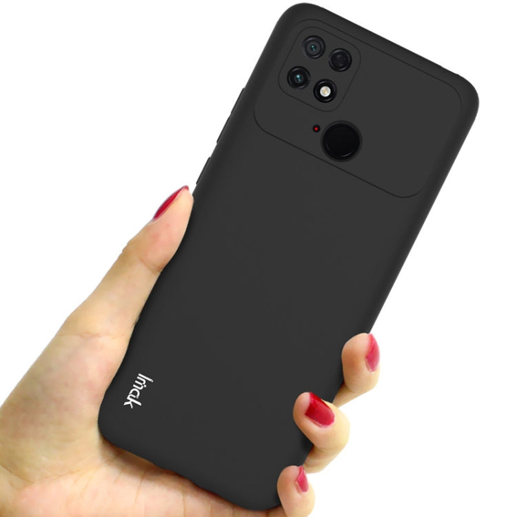 For Xiaomi Poco C40 IMAK UC-3 Series Shockproof Frosted TPU Phone Case(Black) - Xiaomi Cases by imak | Online Shopping UK | buy2fix