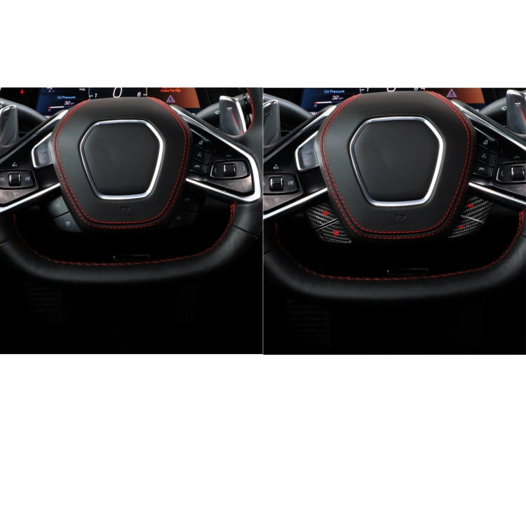 Car Steering Wheel Below Buttons for Chevrolet Corvette C8 2020-2021(Red) by buy2fix