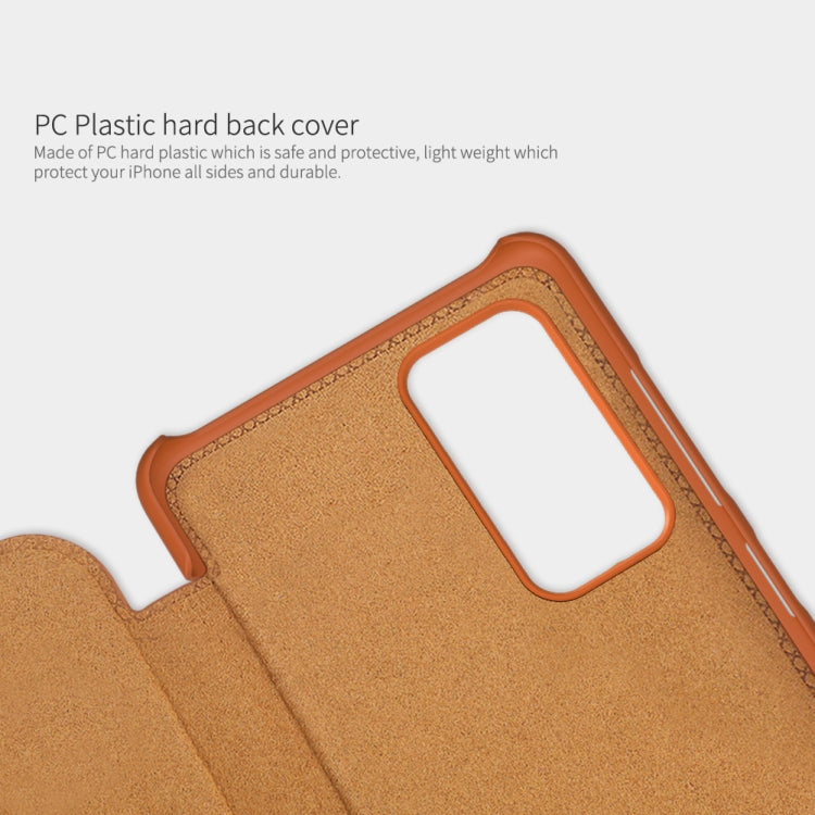 For Xiaomi Redmi Note 11T Pro/11T Pro+ 5G/Poco X4 GT 5G NILLKIN QIN Series Crazy Horse Texture Leather Phone Case(Black) - Xiaomi Cases by NILLKIN | Online Shopping UK | buy2fix