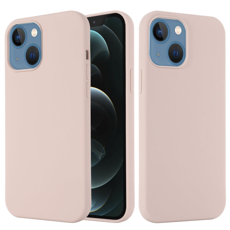 For iPhone 14 Shockproof Silicone Magsafe Case (Sand Pink) - iPhone 14 Cases by buy2fix | Online Shopping UK | buy2fix