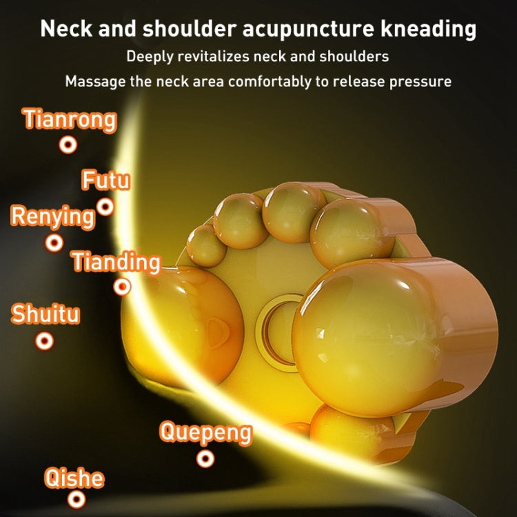 Multifunctional Hot Compress Neck Massager Car Cervical Spine Massage Pillow(Red Six Keys) - Seat Accessories by buy2fix | Online Shopping UK | buy2fix