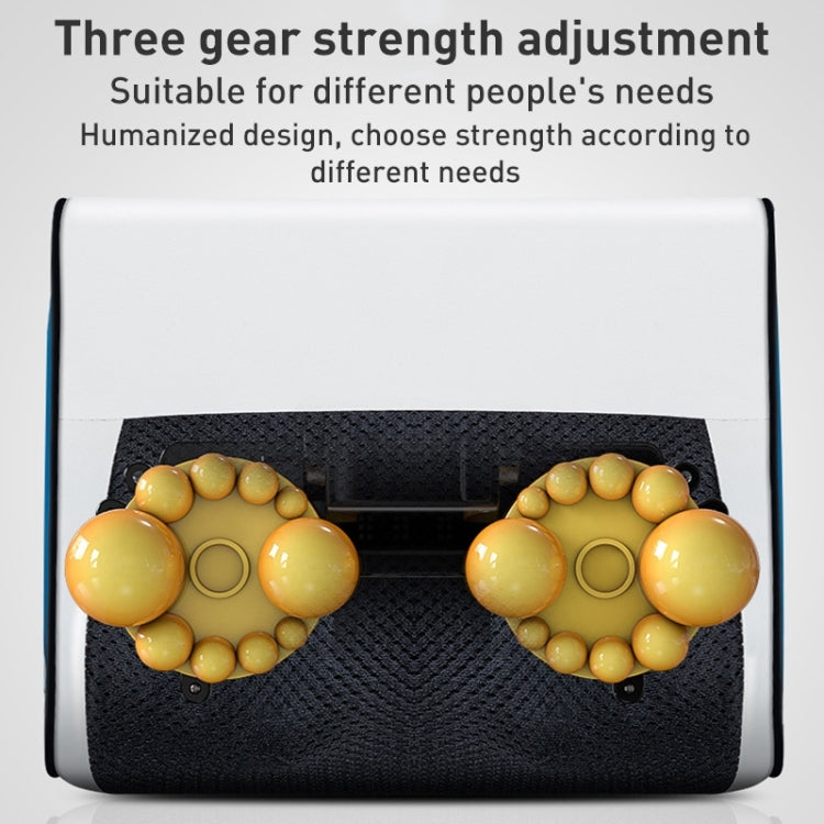 Multifunctional Hot Compress Neck Massager Car Cervical Spine Massage Pillow(Blue Six Keys) - Seat Accessories by buy2fix | Online Shopping UK | buy2fix
