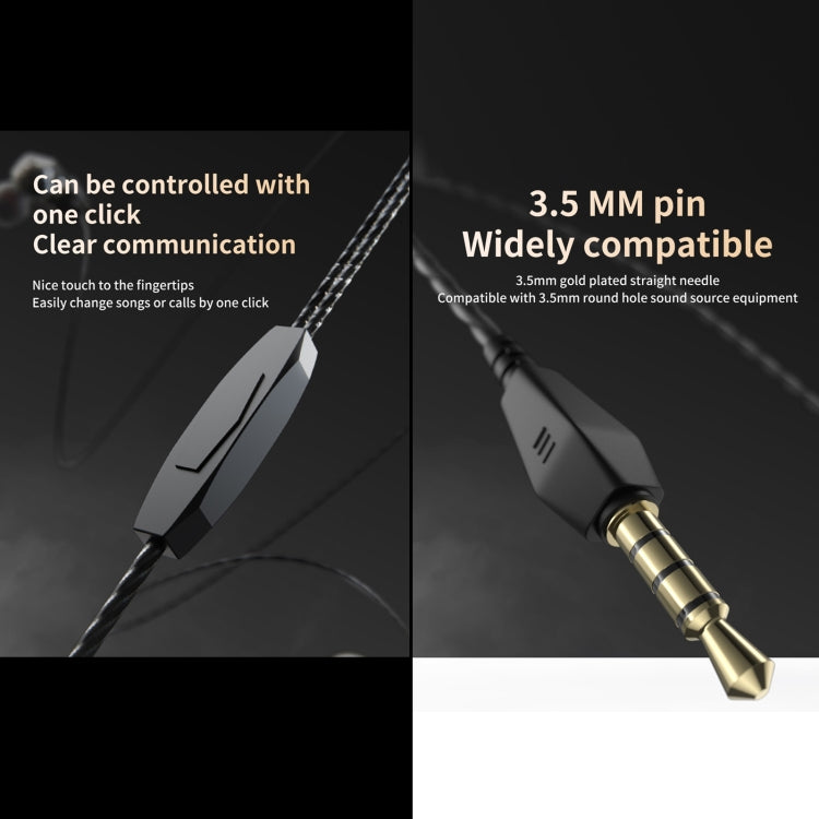 QKZ AK2 Sports In-ear Wired HiFi Sound Heavy Bass 3.5mm Earphone with Mic(Green) by QKZ