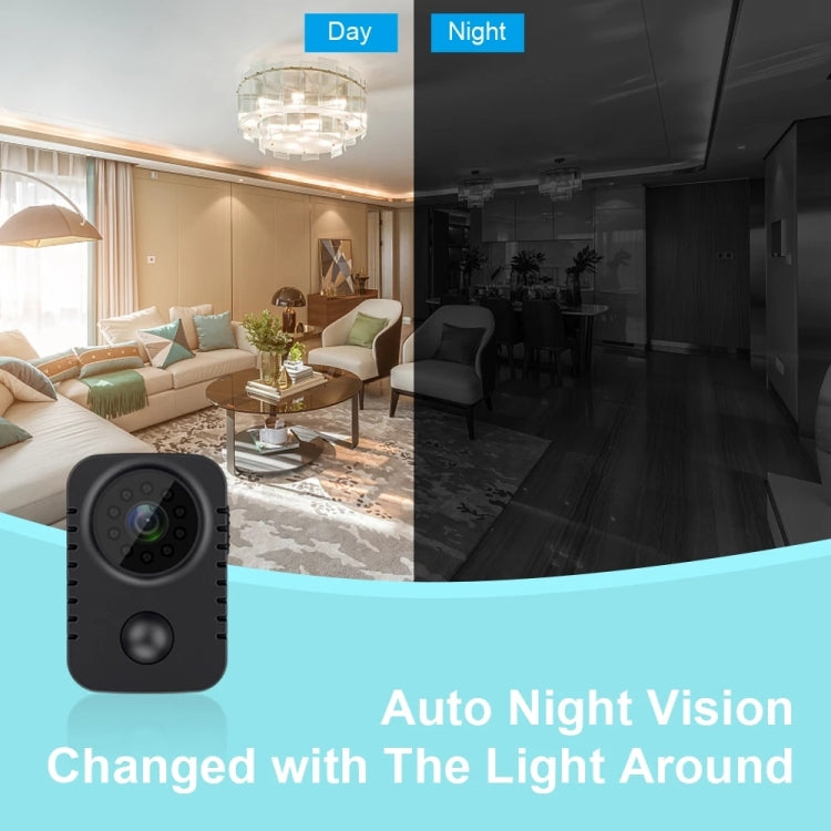HD 1080P Infrared Night Vision Surveillance Monitor Camera(Black) - Mini Camera by buy2fix | Online Shopping UK | buy2fix