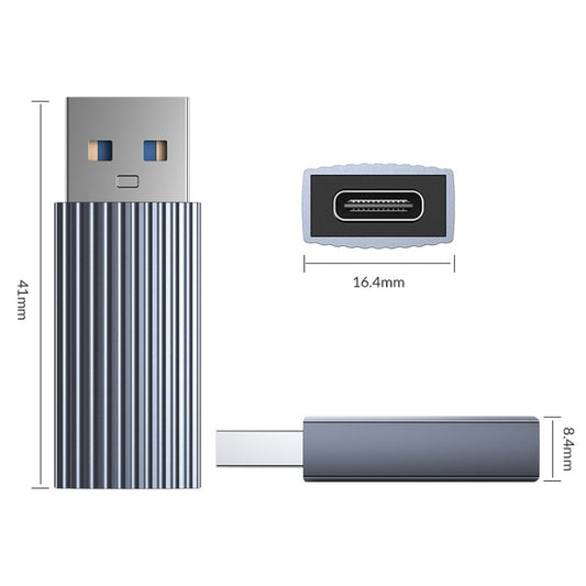 ORICO AH-AC10 10Gbps USB 3.1 to USB-C / Type-C Adapter(Grey) by ORICO