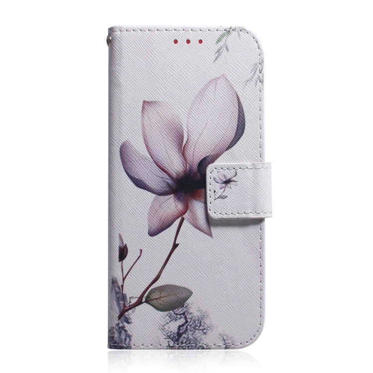For Nokia G11 Plus Coloured Drawing Leather Phone Case(Magnolia Flower) - Nokia Cases by buy2fix | Online Shopping UK | buy2fix