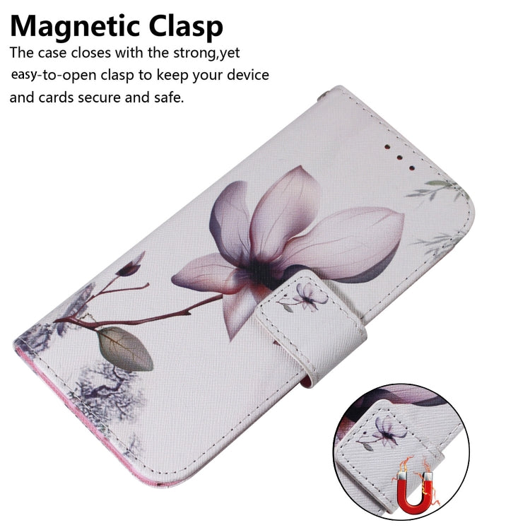 For Nokia G11 Plus Coloured Drawing Leather Phone Case(Magnolia Flower) - Nokia Cases by buy2fix | Online Shopping UK | buy2fix