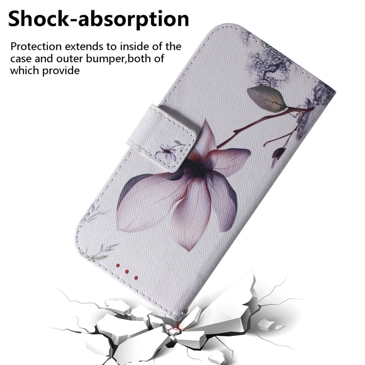 For Nokia G11 Plus Coloured Drawing Leather Phone Case(Magnolia Flower) - Nokia Cases by buy2fix | Online Shopping UK | buy2fix