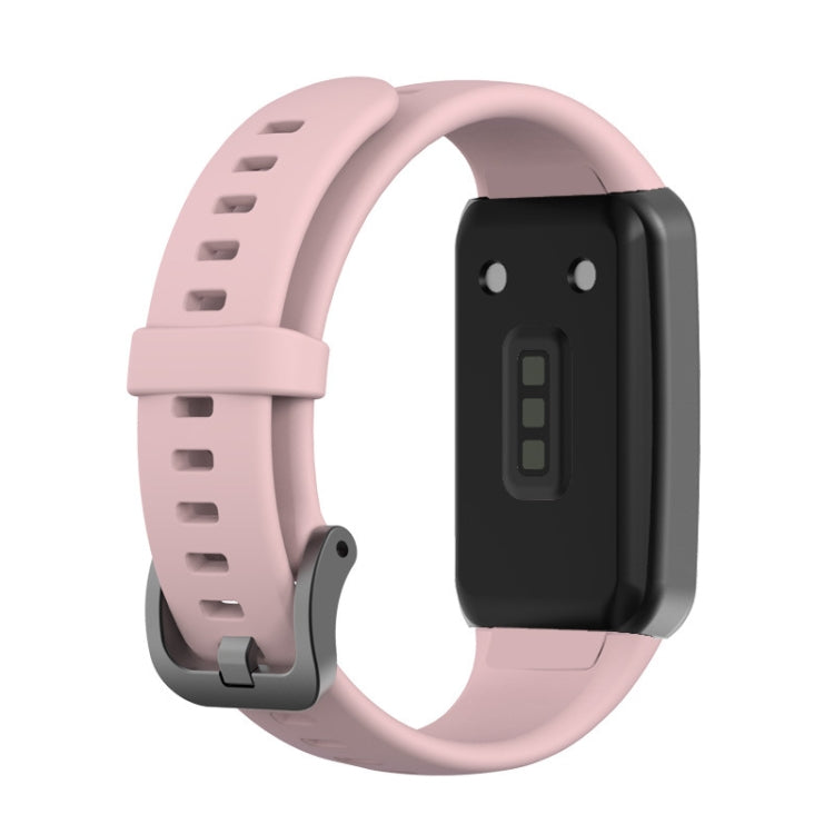 For Huawei Band 6 Silicone Watch Band(Pink Grey) - Watch Bands by buy2fix | Online Shopping UK | buy2fix