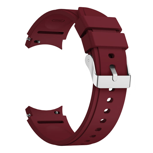 For Samsung Galaxy Watch 5 40mm Silicone Watch Band(Wine Red) by buy2fix