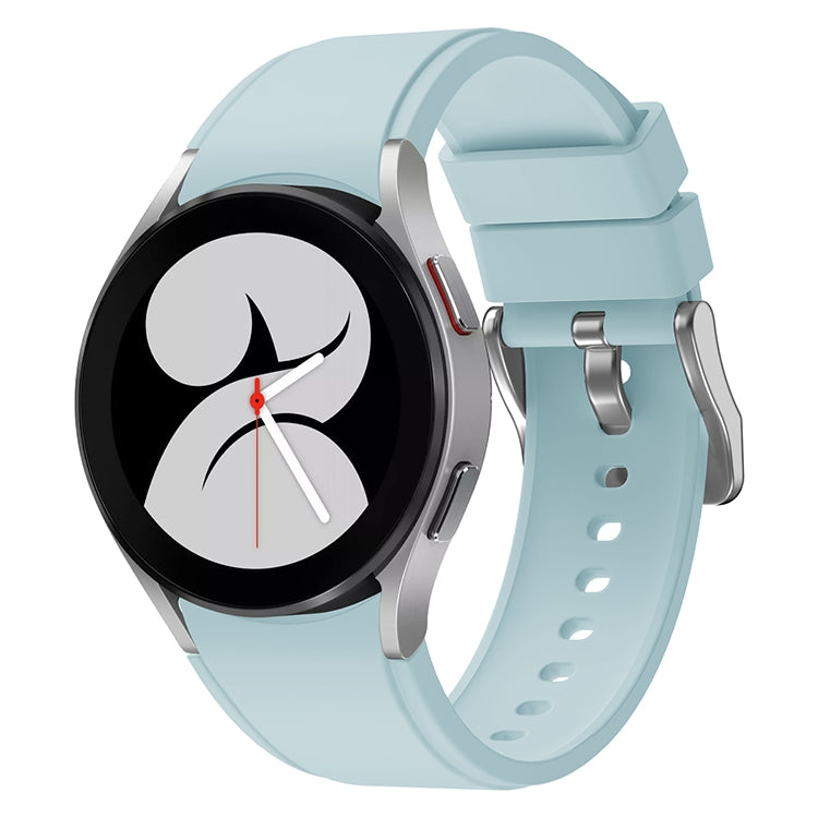 For Samsung Galaxy Watch 5 40mm Silicone Watch Band(Light Blue) - Watch Bands by buy2fix | Online Shopping UK | buy2fix