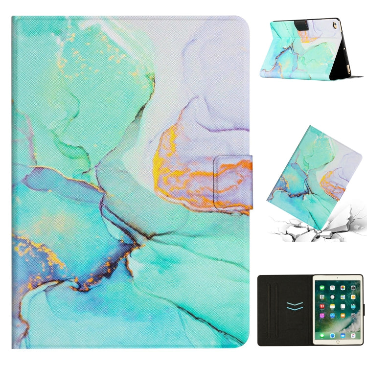 Marble Pattern Smart Leather Tablet Case For iPad Air / Air 2 / 9.7 2018 / 2017(Green) - iPad Pro 9.7 inch Cases by buy2fix | Online Shopping UK | buy2fix