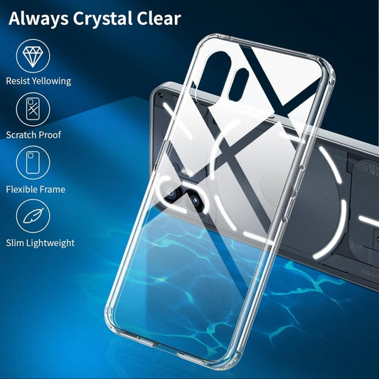 For Nothing Phone 2 All-inclusive Transparent Shockproof Phone Case by buy2fix